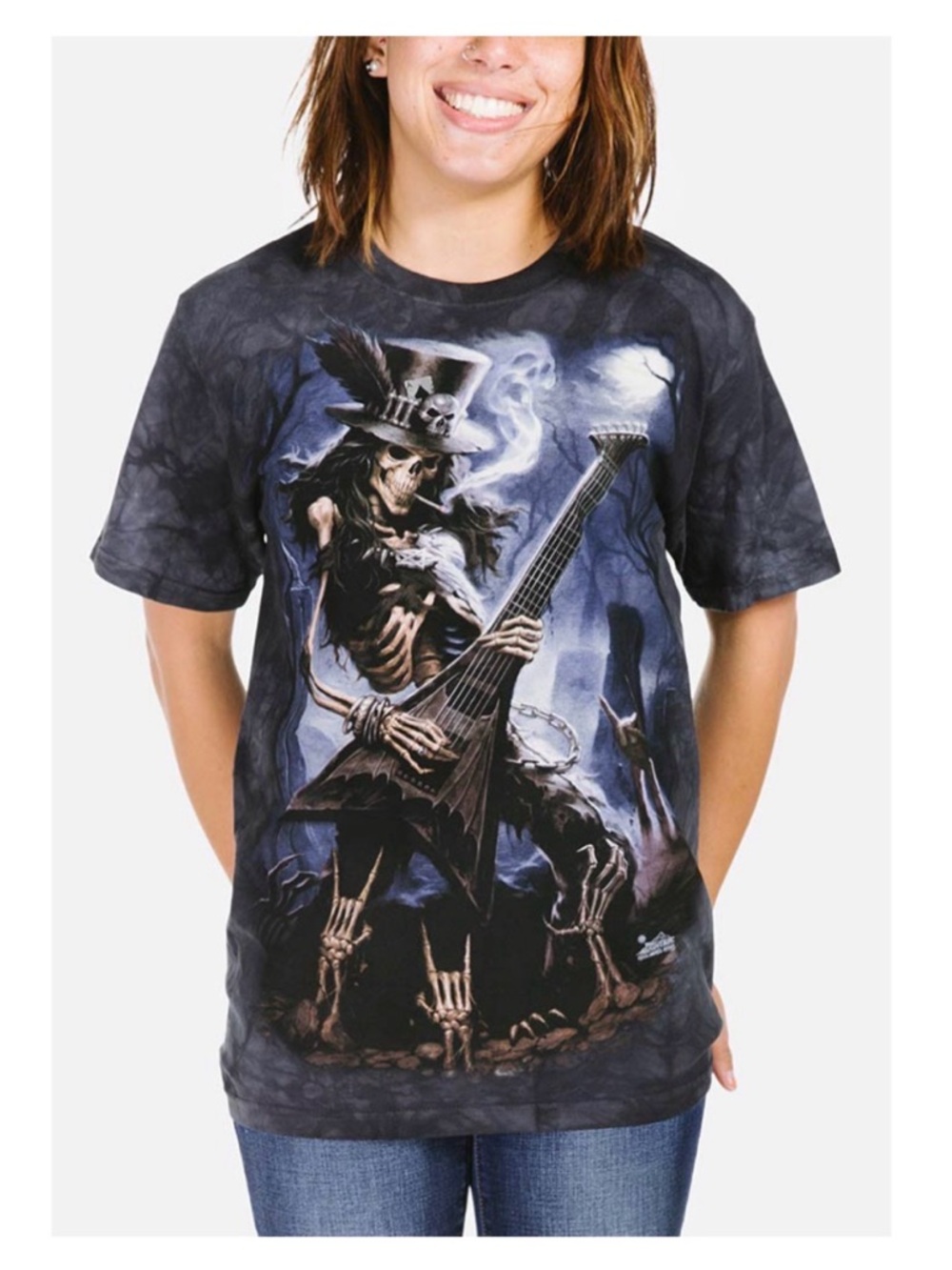 💀🎸 NWOT 2XL Play Dead T-shirt from The Mountain, designed by James Ryman